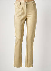 Pantalon slim vert TRICOT CHIC pour femme seconde vue