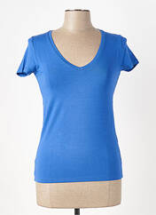 T-shirt bleu MADEMOISELLE SANS GÊNE pour femme seconde vue