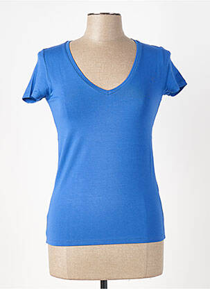 T-shirt bleu MADEMOISELLE SANS GÊNE pour femme