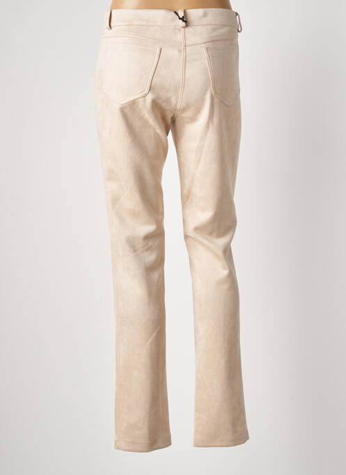 Pantalon slim stretch taille normale beige TRICOT CHIC femme