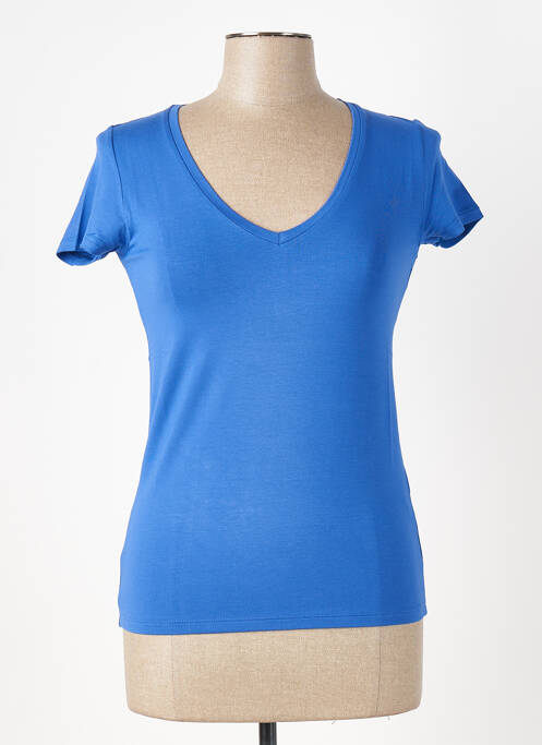 T-shirt bleu MADEMOISELLE SANS GÊNE pour femme