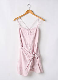 Combishort  fines bretelles rose ZARA femme