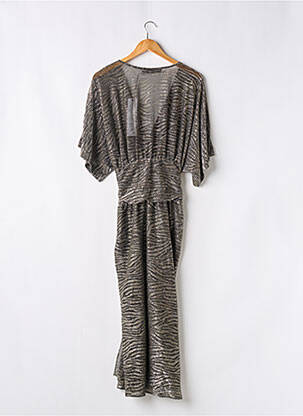 Robe longue manches courtes manches courtes argent IRO femme