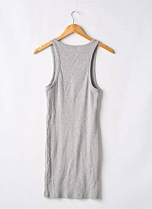 Robe courte sans manche sans manche gris ASOS femme