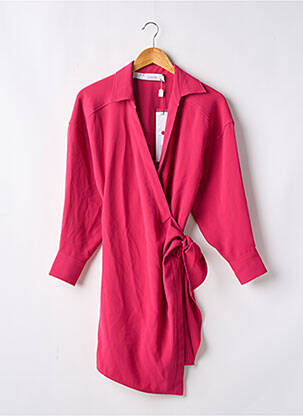 Robe mi-longue manches longues manches longues rose IRO femme