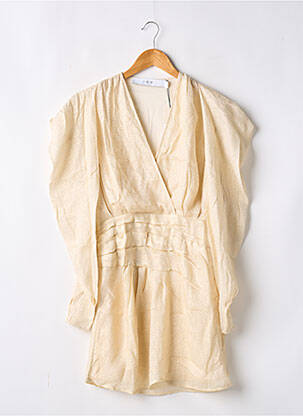 Robe courte manches longues manches longues or IRO femme