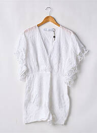 Robe courte manches courtes manches courtes blanc IRO femme