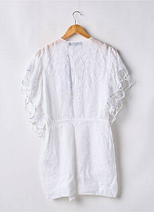 Robe courte manches courtes manches courtes blanc IRO femme