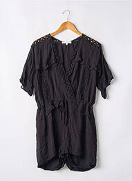 Combishort col v manches courtes noir IRO femme