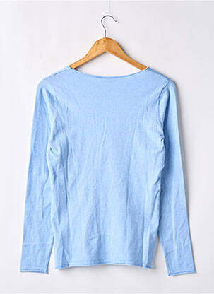 Pull coupe cintrée manches longues bleu LPB femme