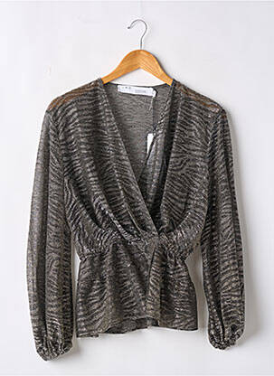 Blouse manches longues manches longues argent IRO femme
