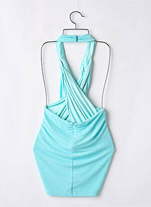Robe courte sans manche sans manche bleu SUPERDOWN femme