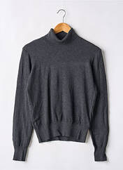 Pull col roulé gris H&M pour femme seconde vue