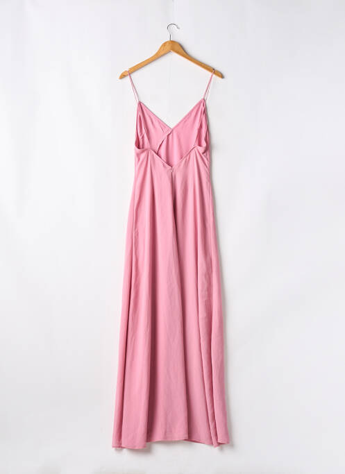 Robe longue coupe évasée fines bretelles rose REVOLVE femme