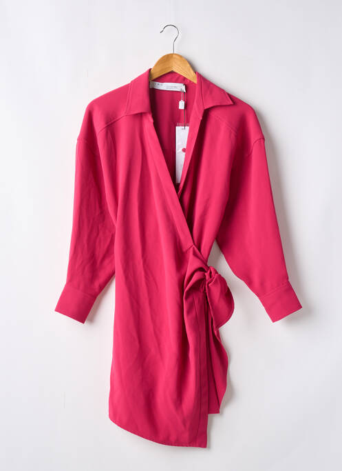 Robe mi-longue manches longues manches longues rose IRO femme
