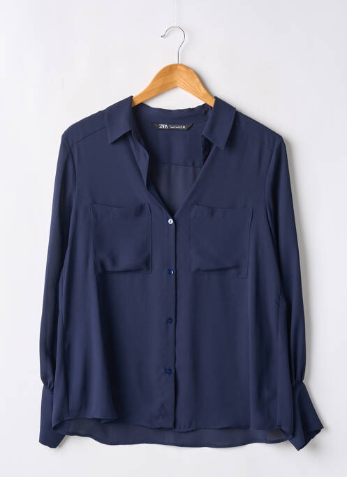 Chemisier bleu ZARA pour femme