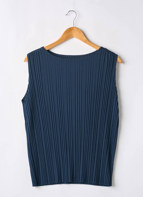 Top bleu SANS MARQUE pour femme