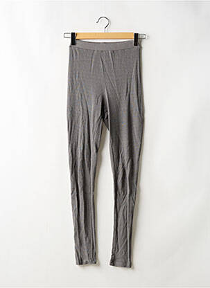 Legging taille élastique gris AMERICAN VINTAGE femme