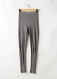 Legging taille élastique gris AMERICAN VINTAGE femme