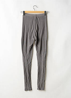 Legging taille élastique gris AMERICAN VINTAGE femme