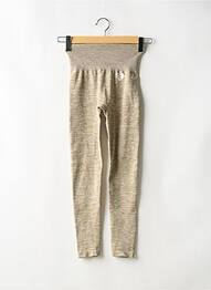Legging beige SANS MARQUE femme