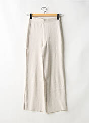 Pantalon droit beige ZARA pour femme seconde vue