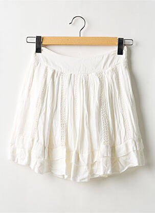 Jupe courte coupe évasée blanc IRO femme