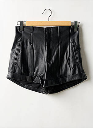 Short fermeture zippée sous rabat avec crochet noir FOR LOVE & LEMONS femme