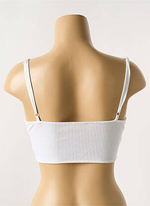 Soutien-gorge sans armature brassieres blanc SUPERDOWN femme