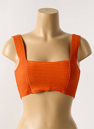 Soutien-gorge sans armature brassieres orange SANS MARQUE femme