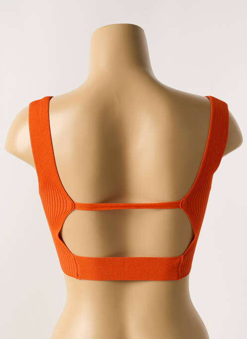 Soutien-gorge sans armature brassieres orange SANS MARQUE femme