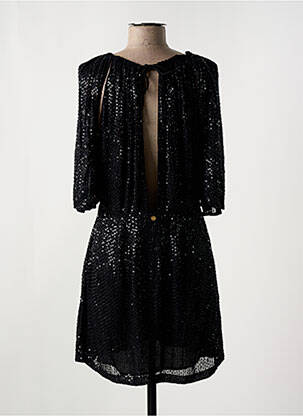 Robe courte manches 3/4 manches 3/4 noir ANTIK BATIK femme