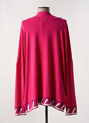 Pull col v manches longues rose LIV BERGEN femme