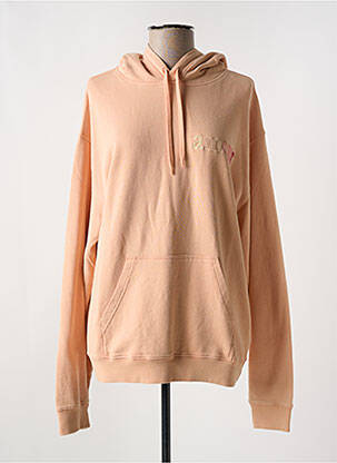 Sweat-shirt à capuche poches manches longues rose MAISON LABICHE femme