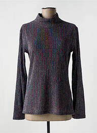 Top stretch manches longues bleu CHLOÉ STORA femme
