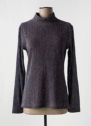 Top stretch manches longues bleu CHLOÉ STORA femme