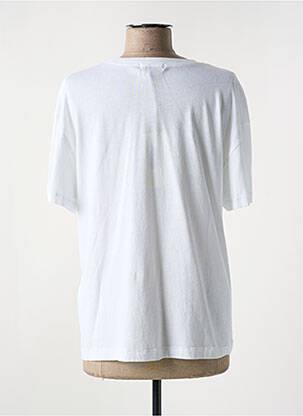 T-shirt coupe droite manches courtes blanc LIV BERGEN femme