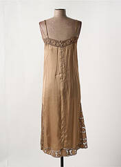 Robe mi-longue marron CHARLIE JOE pour femme seconde vue