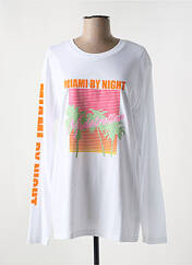 T-shirt blanc MODETROTTER pour femme seconde vue