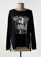 T-shirt noir FIVE pour femme seconde vue