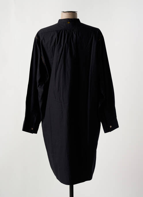 Robe mi-longue manches longues manches longues noir ANTIK BATIK femme