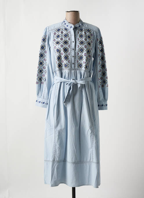 Robe longue bleu ANTIK BATIK pour femme