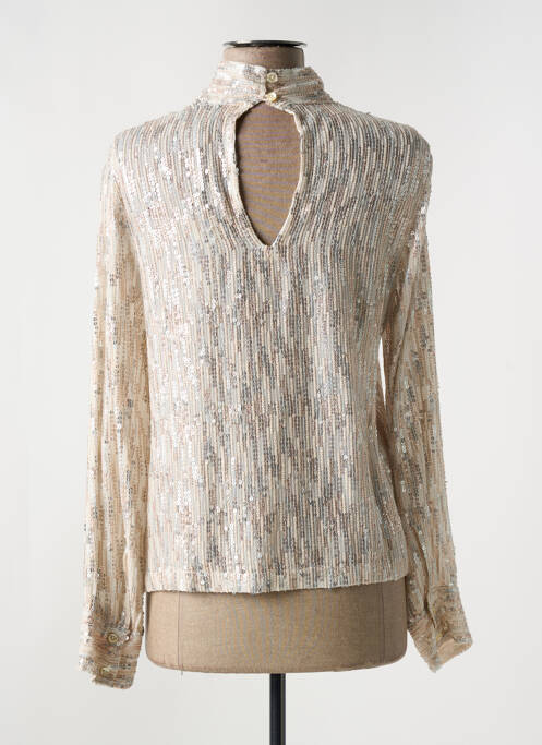 Top beige CHARLIE JOE pour femme