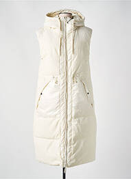 Doudoune poches a capuche blanc AFTER LABEL femme