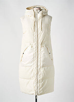 Doudoune poches a capuche blanc AFTER LABEL femme