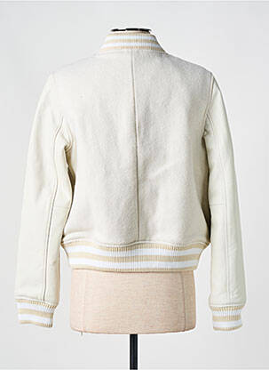 Veste casual col rond beige SERGE PARIENTE femme