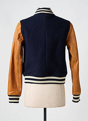 Veste casual col rond bleu SERGE PARIENTE femme