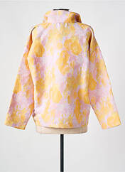 Sweat-shirt jaune MODETROTTER pour femme seconde vue