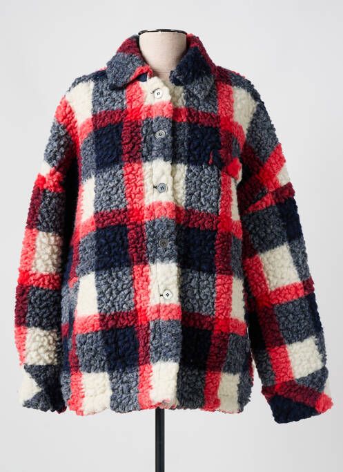 Veste casual poches rouge PENN & INK N.Y femme