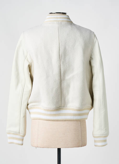 Veste casual col rond beige SERGE PARIENTE femme